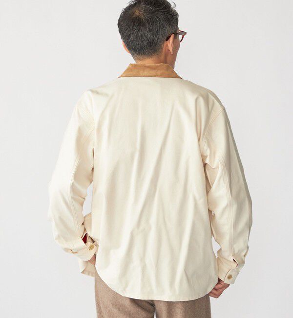 SHIPS「SHIPS:〈手洗い可能〉ライト ネル カバーオール シャツ」|シャツ・ブラウス|