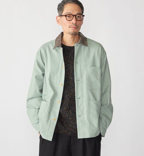 SHIPS「SHIPS:〈手洗い可能〉ライト ネル カバーオール シャツ」|シャツ・ブラウス|