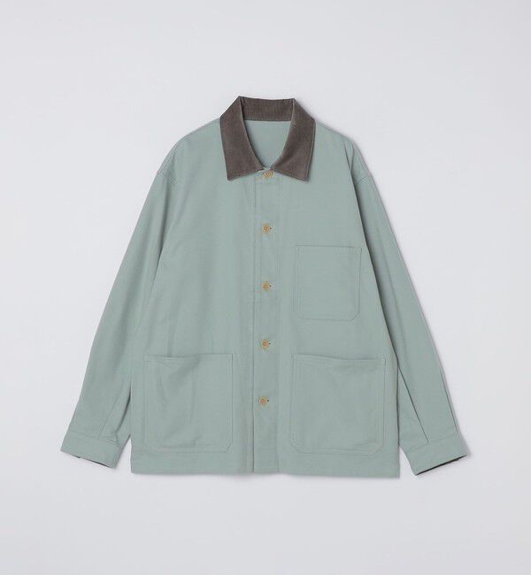 SHIPS「SHIPS:〈手洗い可能〉ライト ネル カバーオール シャツ」|シャツ・ブラウス|