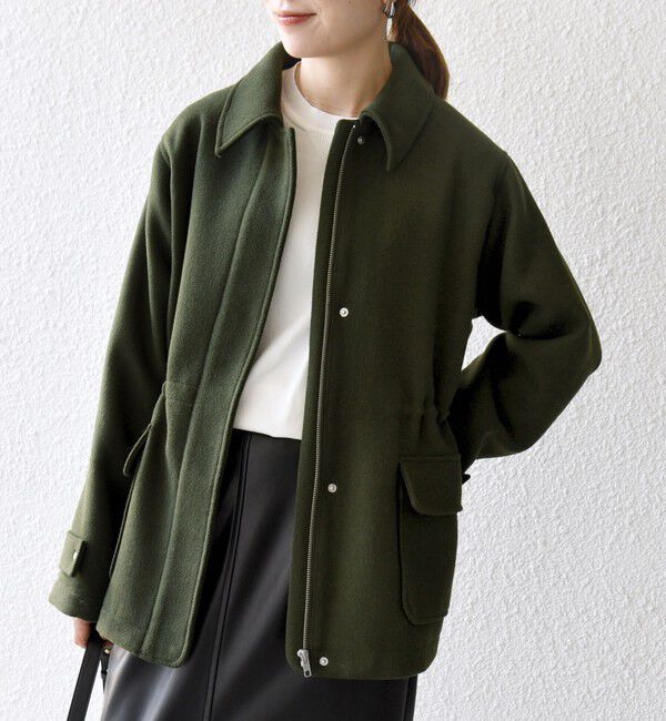 SHIPS any「SHIPS any: メルトン ジップ フィールド コート」|その他|