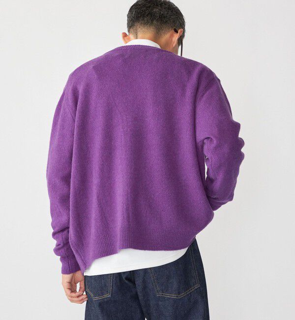 SHIPS「SHIPS: 5ゲージ ヤク ブレンド カーディガン」|カーディガン|