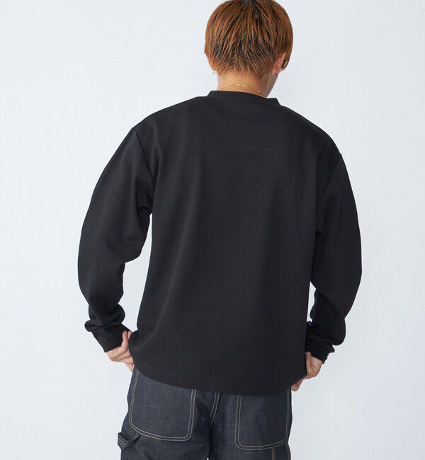 SHIPS「City Ambient Products: ダブルフェイス カノコ ヘンリーネック カットソー」|Tシャツ・カットソー|