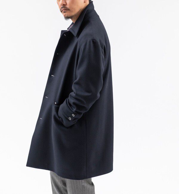 SHIPS「MACKINTOSH: HUMBIE SL メルトン コート」|ピーコート|