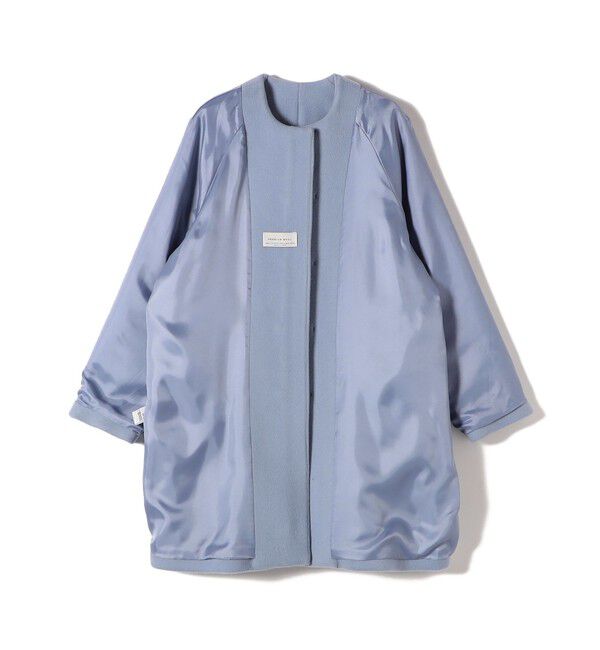 SHIPS for women「Pure SUPER100 ノーカラー コート」|ノーカラーコート|