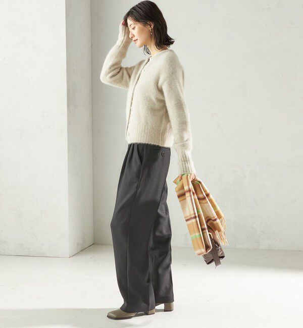 SHIPS for women「〈手洗い可能〉フォックス クルーネック ニット カーディガン」|カーディガン|