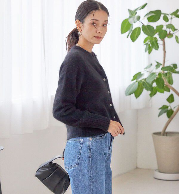 SHIPS for women「〈手洗い可能〉フォックス クルーネック ニット カーディガン」|カーディガン|