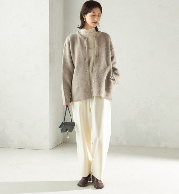 SHIPS for women「〈手洗い可能〉フォックス クルーネック ニット プルオーバー」|ニット・セーター|