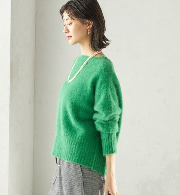 SHIPS for women「〈手洗い可能〉フォックス クルーネック ニット プルオーバー」|ニット・セーター|