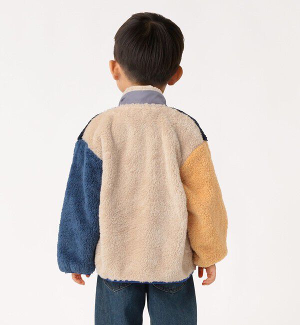 SHIPS Colors 「SHIPS Colors:90～140cm /〈洗濯機可能〉ボアジップ ジャケット◇」|ブルゾン・スタジャン|