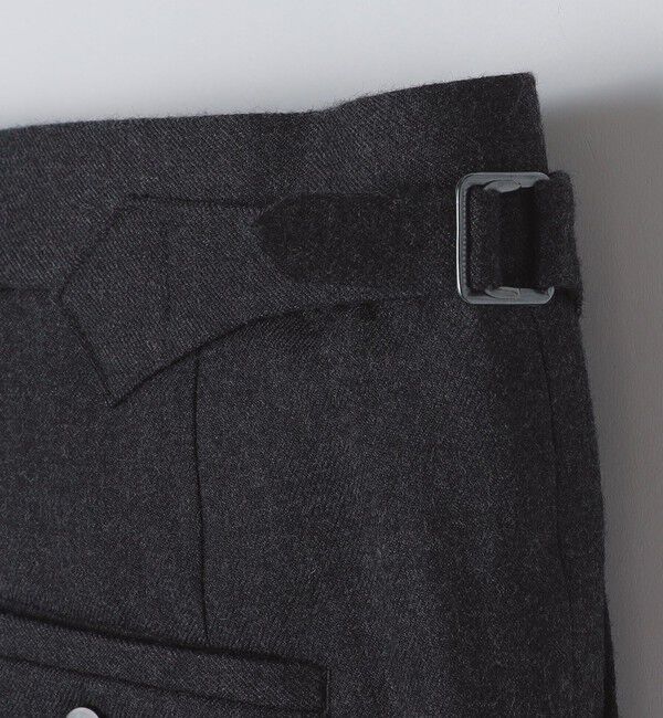 SHIPS「Fumiya Hirano: REGENT フランネル トラウザーズ」|スラックス|