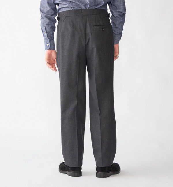 SHIPS「Fumiya Hirano: REGENT フランネル トラウザーズ」|スラックス|