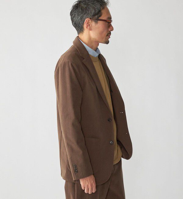 SHIPS「SHIPS:〈手洗い可能〉トリコット コーデュロイ ジャケット (セットアップ対応)」|テーラードジャケット|