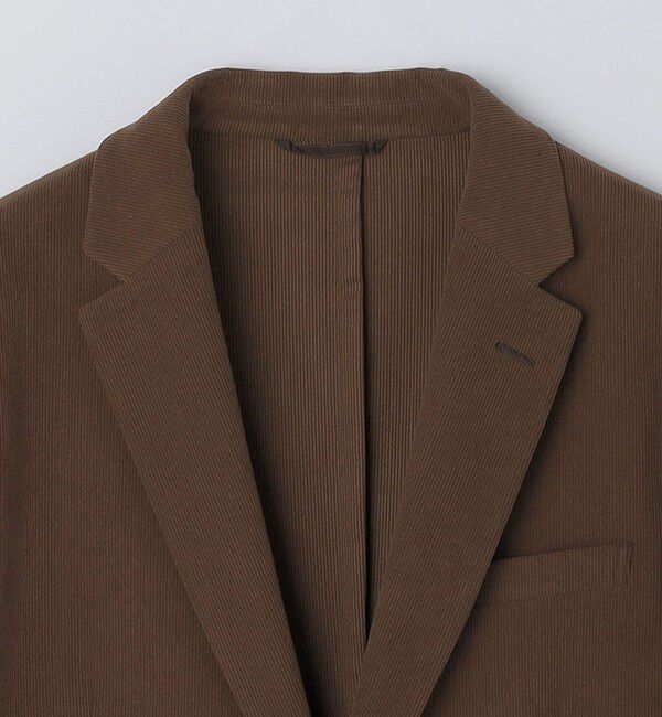 SHIPS「SHIPS:〈手洗い可能〉トリコット コーデュロイ ジャケット (セットアップ対応)」|テーラードジャケット|