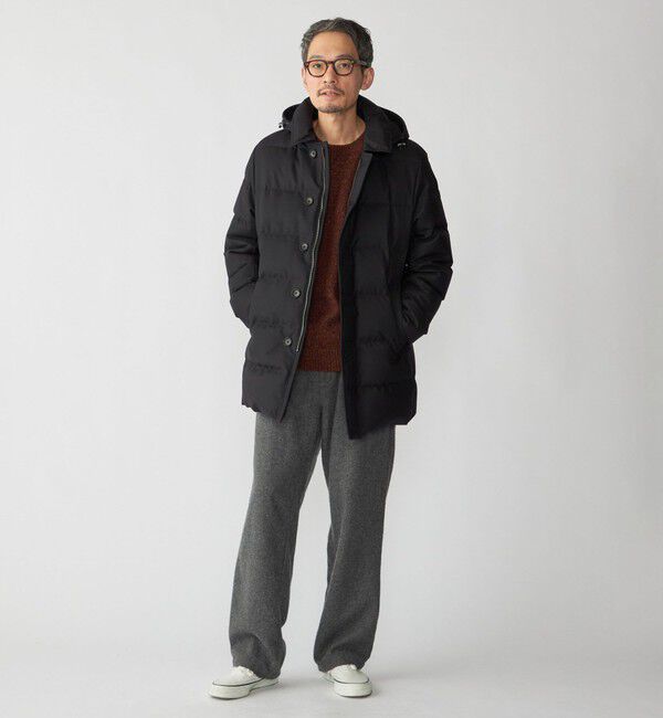 SHIPS「SHIPS: ウール 河田ダウン ピーコート」|ダウン|