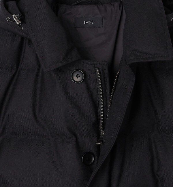 SHIPS「SHIPS: ウール 河田ダウン ピーコート」|ダウン|