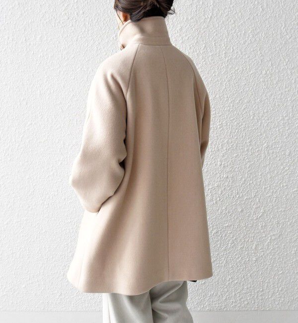 SHIPS any「【WEB限定】SHIPS any: PURE WOOL スタンド & テーラード ハーフ コート」|その他|
