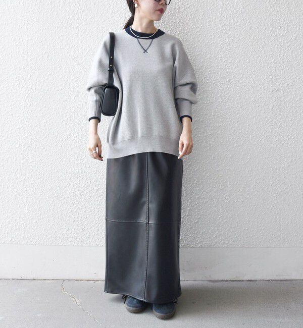 SHIPS any「SHIPS any:〈手洗い可能〉ダブルフェイス Vガゼット ニット プルオーバー」|ニット・セーター|