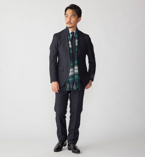 SHIPS「SHIPS: カシミヤ チェック マフラー」|マフラー|