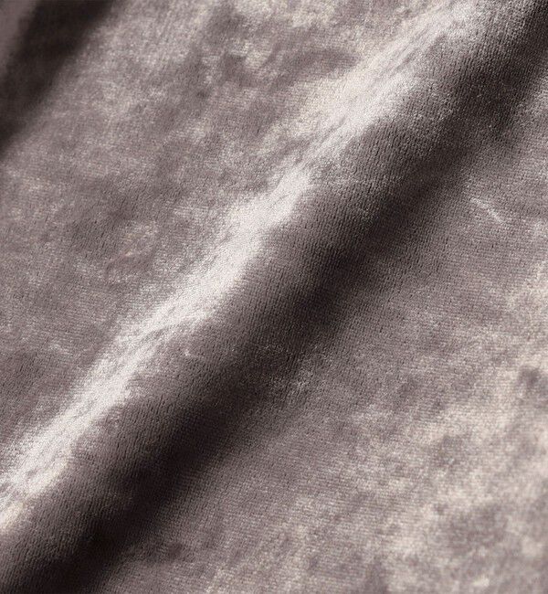 SHIPS for women「〈手洗い可能〉スノー クラッシュ ポリエステル ベロア サイド スリット キャミ」|キャミソール|