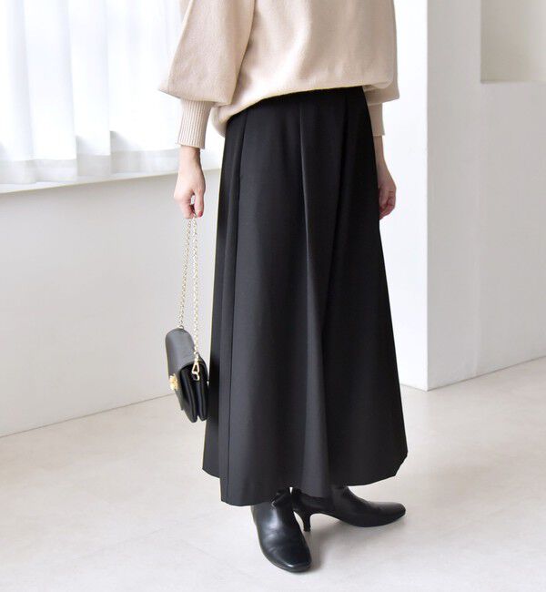 quaranciel「quaranciel:〈洗濯機可能〉ウォーム タック ワイド キュロット パンツ」|その他|