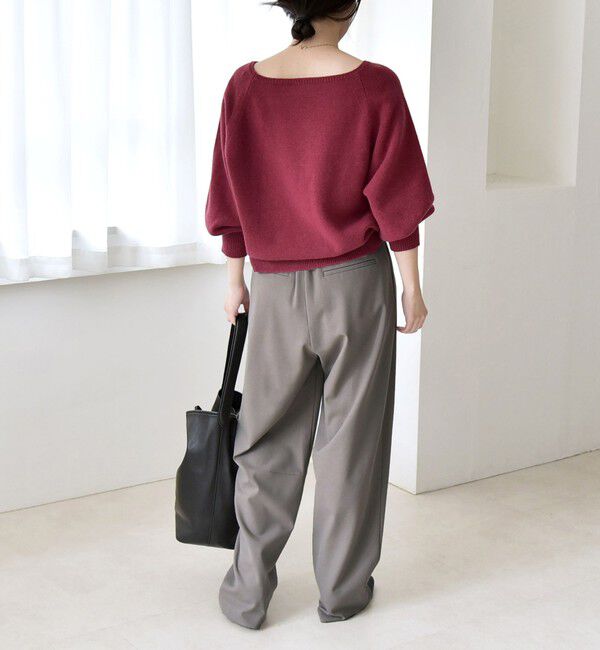 quaranciel「quaranciel:〈洗濯機可能〉ウォーム タック バレル イージー パンツ」|その他|