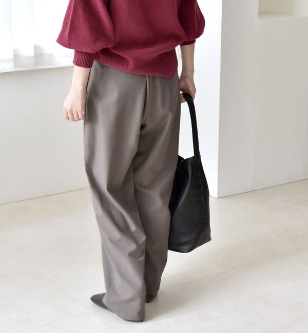 quaranciel「quaranciel:〈洗濯機可能〉ウォーム タック バレル イージー パンツ」|その他|