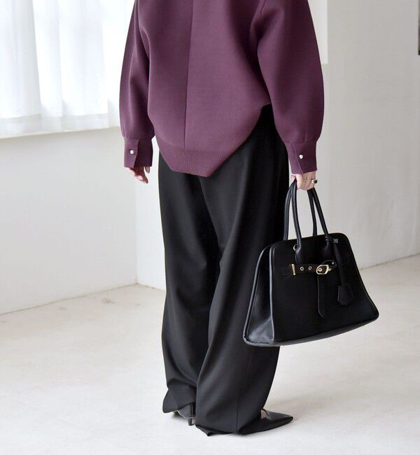 quaranciel「quaranciel:〈洗濯機可能〉ウォーム タック バレル イージー パンツ」|その他|