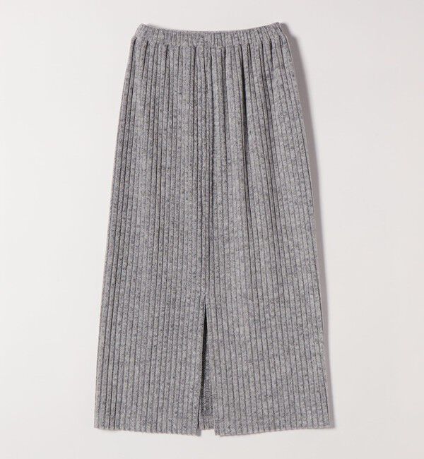 quaranciel「《予約》quaranciel:〈手洗い可能〉ポリエステル ベロア スキッパー ニット &  Iライン スカート」|ワンピース|