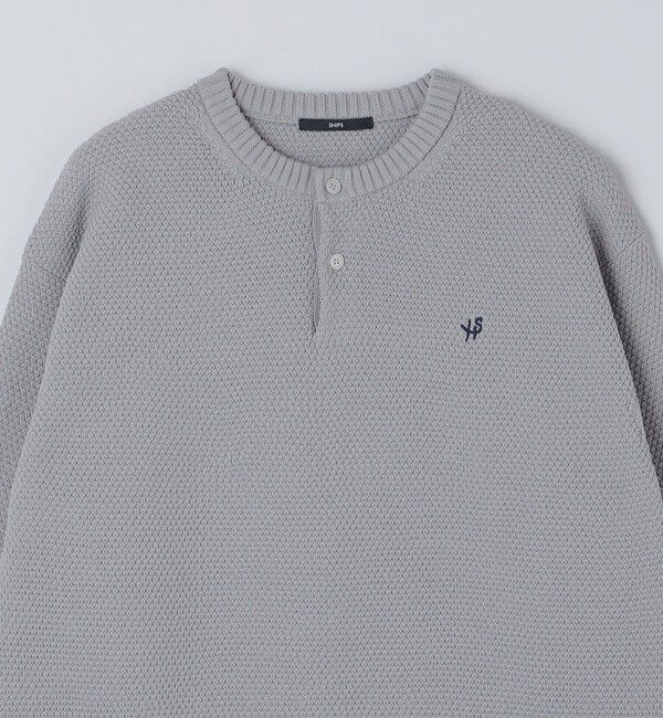 SHIPS「【WEB限定】SHIPS: ヘンリーネック レイヤード ニット」|ニット・セーター|