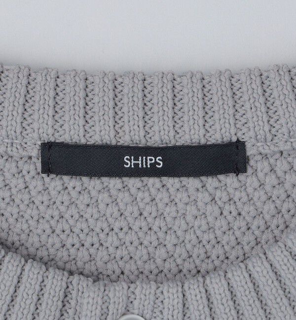 SHIPS「【WEB限定】SHIPS: ヘンリーネック レイヤード ニット」|ニット・セーター|