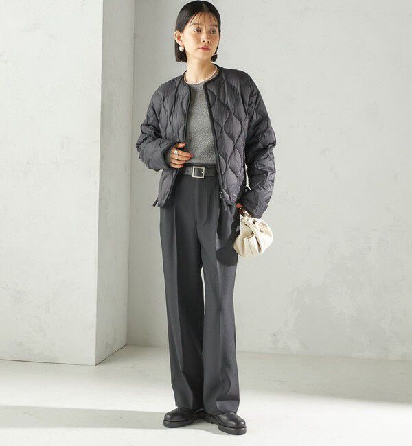 SHIPS for women「【SHIPS別注】Wai+ &times; TAION:〈手洗い可能〉ショート ダウン ジャケット」|ダウン|