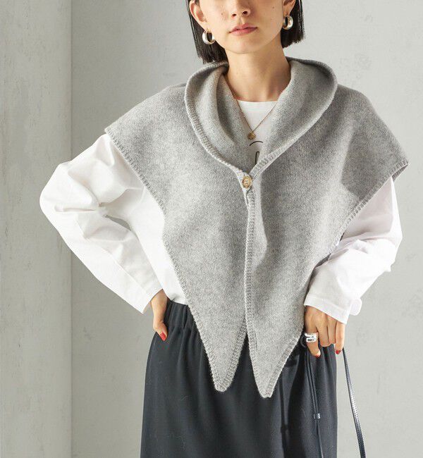 SHIPS for women「マルチウェイ 三角 ストール」|ストール|グレー