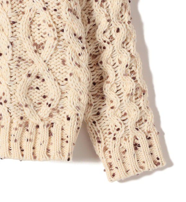 SHIPS for women「【WEB限定】〈手洗い可能〉ネップヤーン ケーブル ニット カーディガン」|カーディガン|