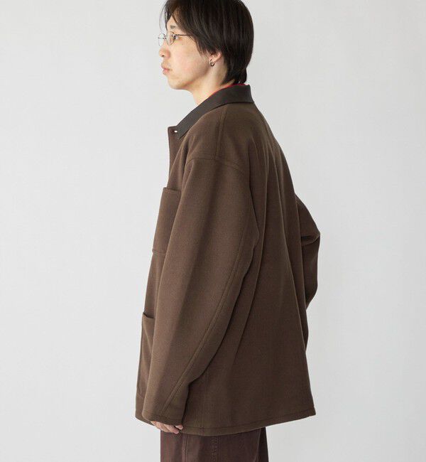 SHIPS「City Ambient Products: オーバーサイズ メルトン ワーク ジャケット」|その他|