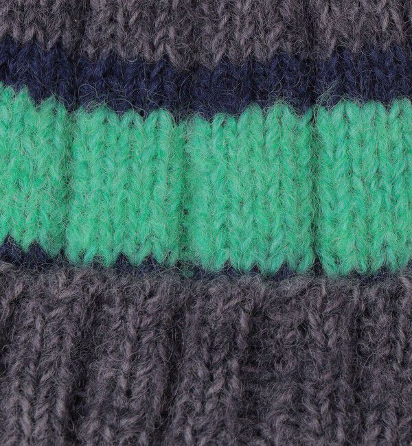 SHIPS Colors 「sublimeroe:ハンドニット ライン ワッチキャップ」|ニット帽|