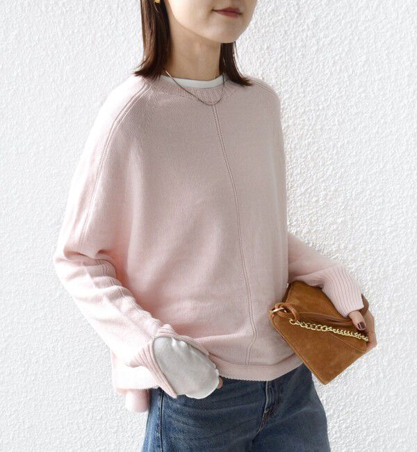 SHIPS for women「【WEB限定】〈手洗い可能〉ホールガーメント ドルマン ニット」|ニット・セーター|