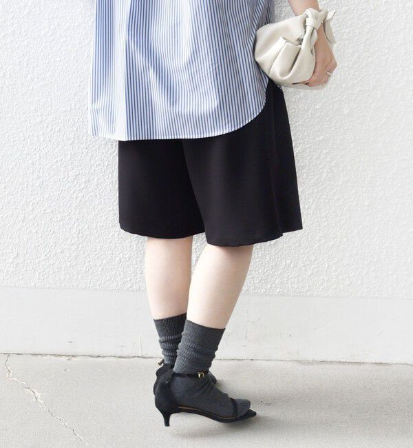 SHIPS for women「〈洗濯機可能〉ドロスト タック ハーフ パンツ」|その他|
