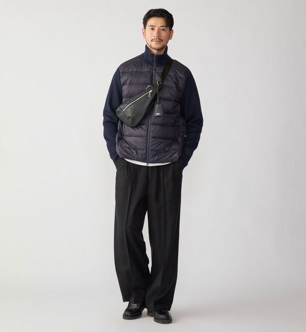 SHIPS「【WEB限定】SHIPS: 合成皮革 ティアーズルック ワンショルダー バッグ」|ショルダー・メッセンジャー|