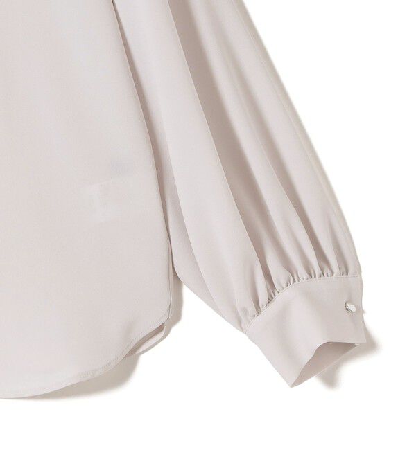 SHIPS for women「《予約》〈手洗い可能〉ジョーゼット フリル カラー ブラウス（セレモニー対応可）」|シャツ・ブラウス|