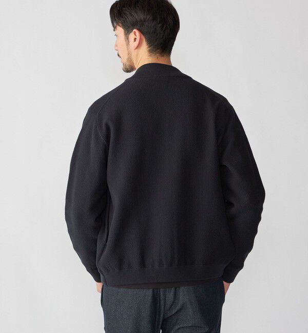 SHIPS「SHIPS: 〈手洗い可能〉SOLOTEX(R) ピケ ドライバーズ ニット」|カーディガン|