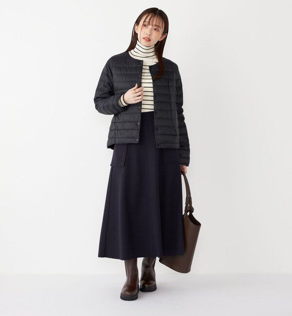 SHIPS Colors 「SHIPS Colors:〈手洗い可能〉ジャージーメルトン ポケット フレアスカート2◇」|フレア|