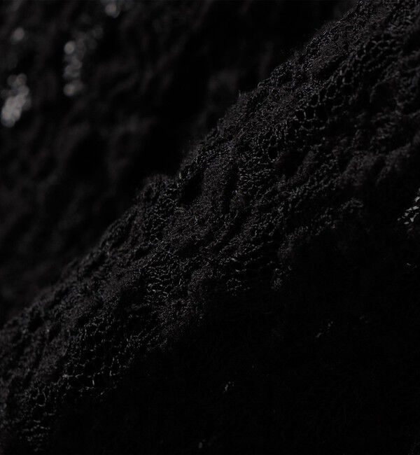 SHIPS for women「〈手洗い可能〉ラッセル レース ヘンリー ネック 2WAY プルオーバー」|Tシャツ・カットソー|