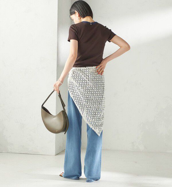 SHIPS for women「【SHIPS別注】BINDU: レース トライアングル スカーフ」|バンダナ・スカーフ|