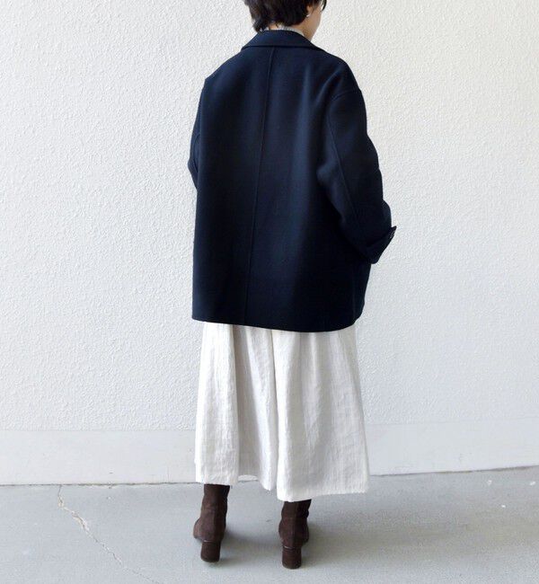 SHIPS for women「〈手洗い可能〉シャイニー フレア スカート」|スカート|