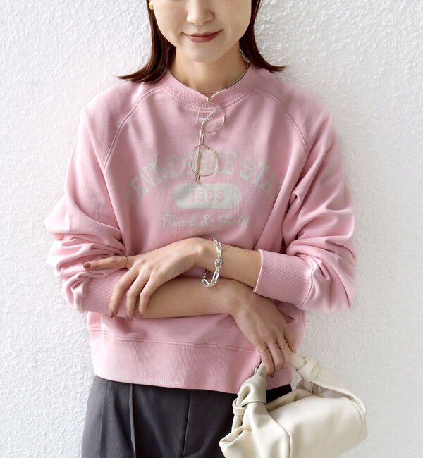 SHIPS for women「【SHIPS別注】TENNESSEE:〈洗濯機可能〉ロゴ スウェット」|スウェット・ジャージ|ピンク