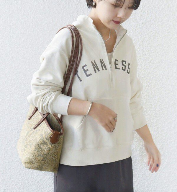 SHIPS for women「【SHIPS別注】TENNESSEE:〈洗濯機可能〉ハーフ ジップ スウェット」|スウェット・ジャージ|