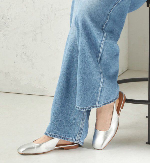 SHIPS for women「Manovi Toscane: スクエア スリング バック」|パンプス|