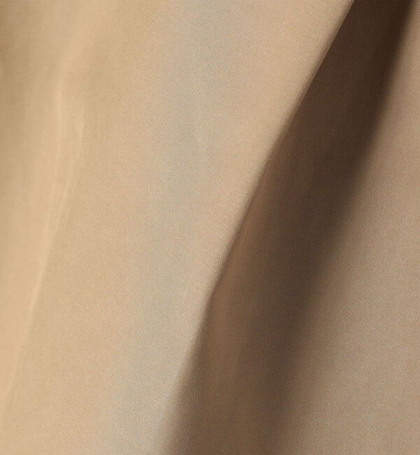 quaranciel「quaranciel:〈手洗い可能〉ギャザー スタンドカラー ドロスト ショート ブルゾン」|ブルゾン・スタジャン|