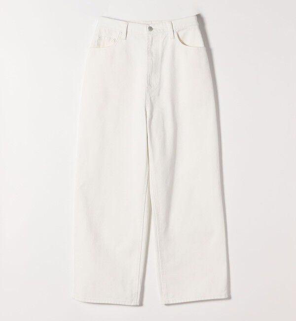 quaranciel「《一部追加予約》quaranciel:〈洗濯機可能〉ハイライズ ルーズ ワイド デニム パンツ」|デニム|