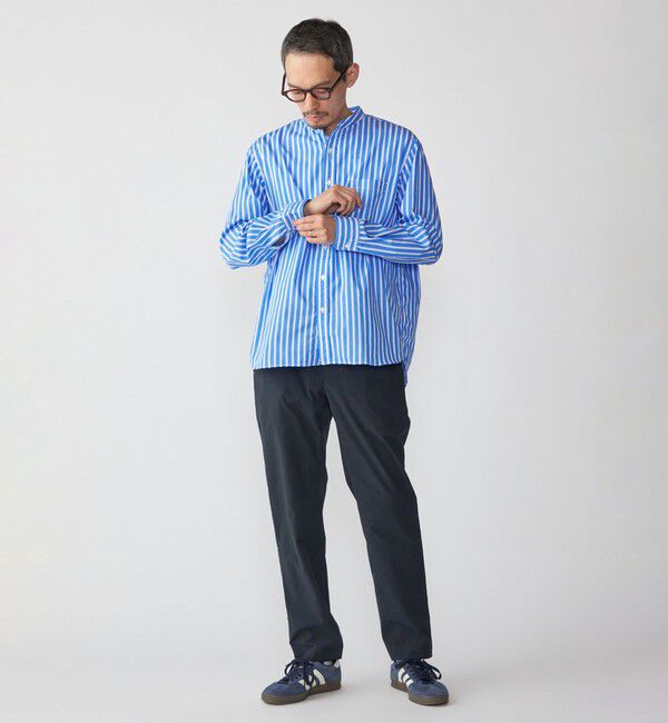 SHIPS「SHIPS: バンドカラー ブロード シャツ ロングスリーブ」|シャツ・ブラウス|